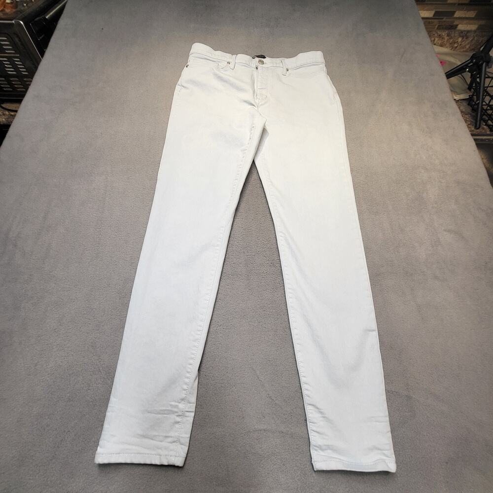 Banana Republic Jeans Womens 29 Blue Skinny Leg Stretch Distressed Denim